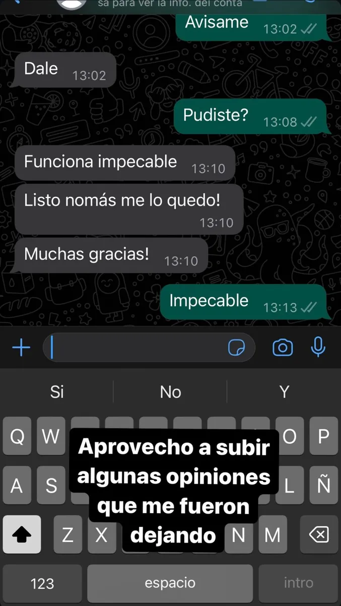 Reseña cliente 1